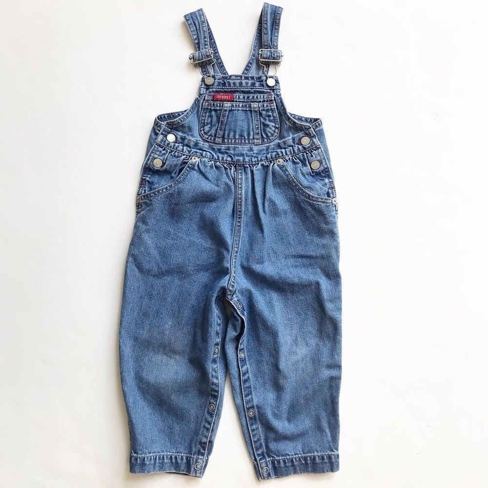 Vintage Baby Guess denim overalls 24 months